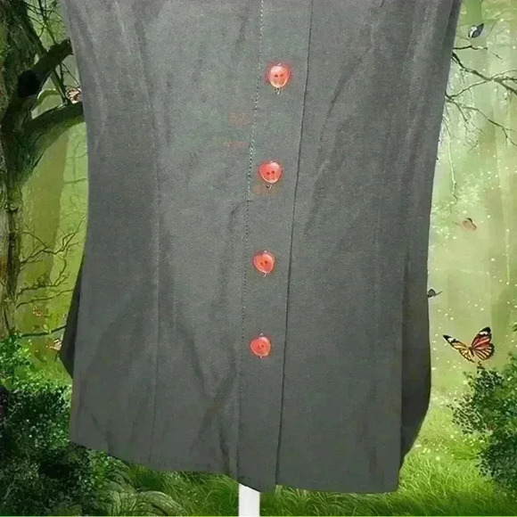 Y2K Whimsygoth Mesh Button Up Blouse - Picture 3 of 9